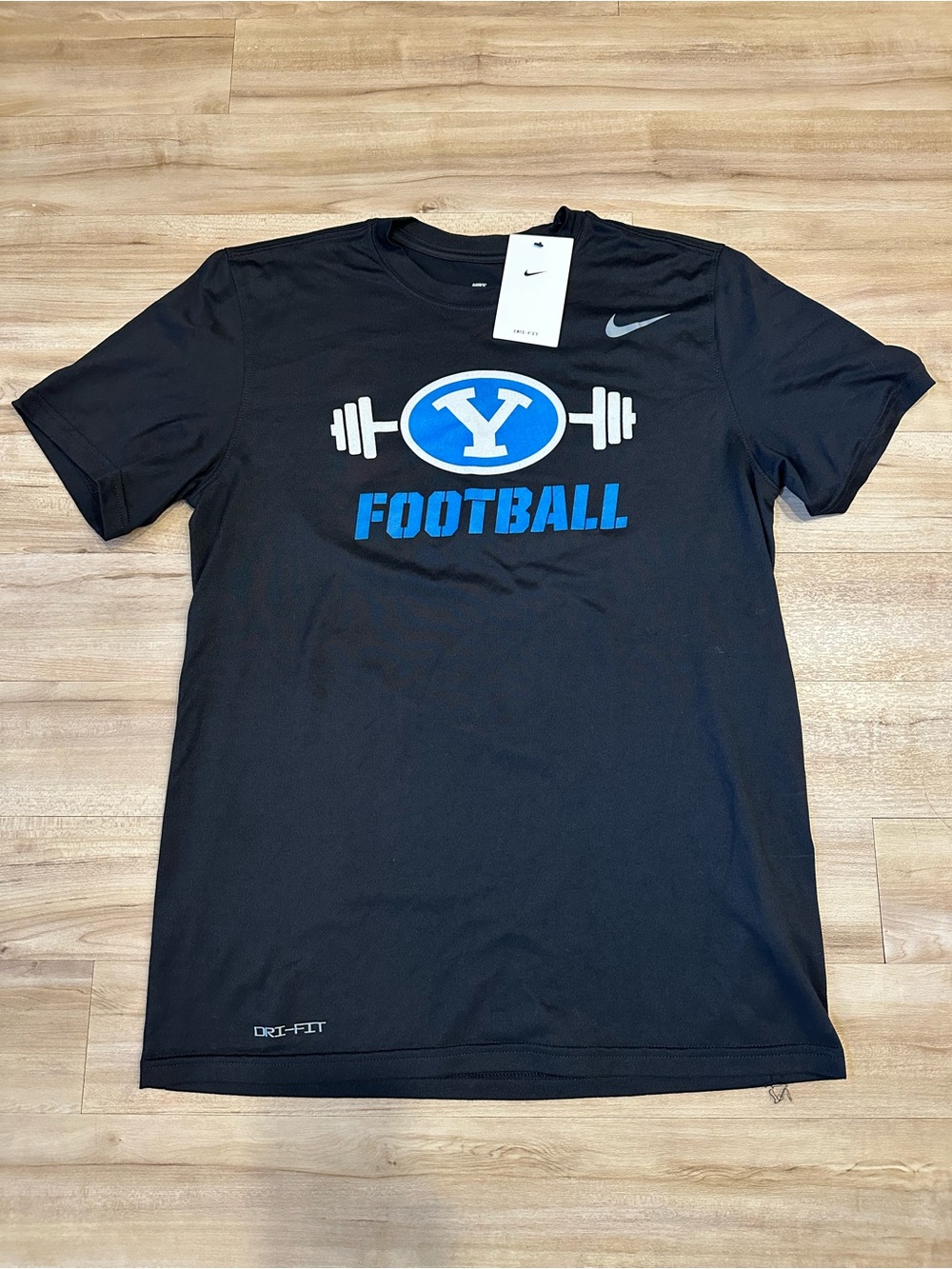 Nike Dri-Fit The Nike Tee BYU Football Strength and Conditioning Shirt Size M
